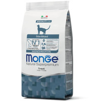 Сухой корм для кошек Monge Cat Monoprotein Sterilised с форелью, 10 кг