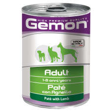 Вологий корм для собак Gemon Dog Wet Adult з ягням, 400 г