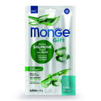 Ласощі для собак Monge Gift Dog Skin Support лосось з алое, 45 г