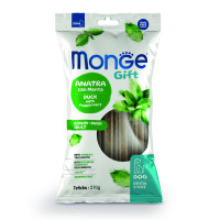 Ласощі для собак Monge Gift Dog Medium & Maxi качка з м'ятою, 270 г