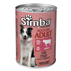 Вологий корм для собак Simba Dog Wet яловичина, 415 г