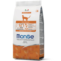 Сухой корм для кошек Monge Cat Sterilised с уткой, 1.5 кг