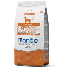 Сухий корм для котів Monge Cat Sterilised з качкою, 1.5 кг
