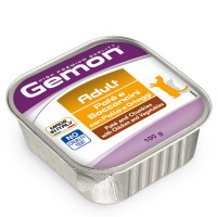 Вологий корм для котів Gemon Cat Wet Adult курка з овочами, 100 г