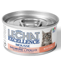 Вологий корм для кошенят Monge LCE Cat Kitten лосось з куркою, 85 г