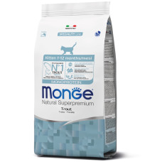 Сухий корм для кошенят Monge Cat Monoprotein Kitten з фореллю, 1.5 кг