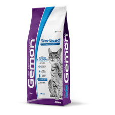 Сухий корм для котів Gemon Cat Sterilised тунeць з лососем, 7 кг