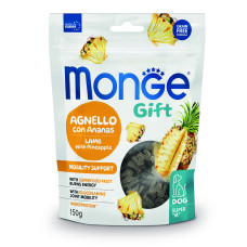 Ласощі для собак Monge Gift Dog Mobility Support ягня з ананасами, 150 г