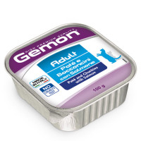 Влажный корм для кошек Gemon Cat Wet Adult с лососем, 100 г