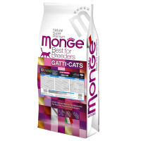 Сухий корм для котів Monge Cat Bwild Low Grain анчоус, 10 кг