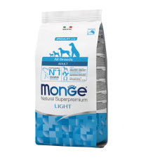 Сухий корм для собак Monge Dog All breeds Adult Light лосось з рисом, 2.5 кг