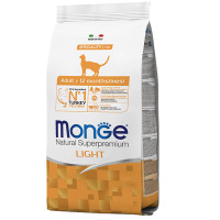 Сухий корм для котів Monge Cat Light з індичкою, 1.5 кг