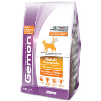Сухий корм для котів Gemon Cat Adult курка з індичкою, 400 г