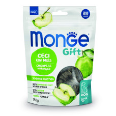 Ласощі для собак Monge Gift Dog Sensitive Digestion нут з яблуком (веган), 150 г