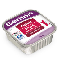 Вологий корм для котів Gemon Cat Wet Adult яловичина, 100 г