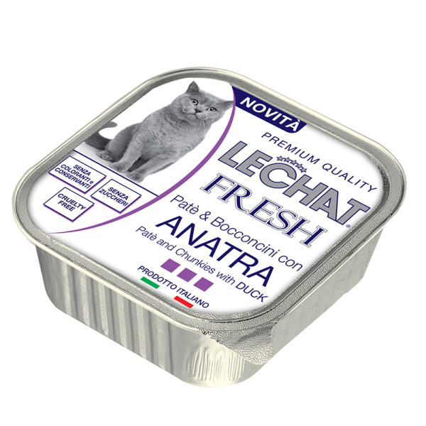 Вологий корм для котів Monge LCE Cat Fresh качка, 100 г