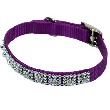 Coastal Jeweled КОСТАЛ нашийник зі стразами для собак , Пурпурний см., 1x25 см см.