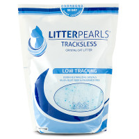 Litter Pearls TrackLess ЛІТТЕР ПЕРЛС ТРАКЛЕС кварцовий силікагелевий наповнювач для туалетів котів , 3.8 л., 1.8 кг.