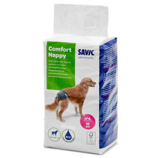 Savic Comfort Nappy САВІК КОМФОРТ НАППІ підгузки для собак , T4 см., 40-48 см, 12 шт/пак см.