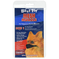 Coastal Best Fit Mesh Muzzle КОСТАЛ БЕСТ ФИТ намордник для собак, нейлон, размер 1 см.