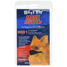 Coastal Best Fit Mesh Muzzle КОСТАЛ БЕСТ ФІТ намордник для собак, нейлон , розмір 1 см.
