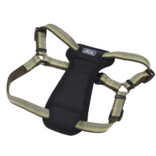 Coastal K9 Explorer Harness КОСТАЛ К9 ЕКСПЛОРЕР світловідбивна шлея з нагрудником для собак 20.4-45.3кг , Папороть см., 2,5 х 66-96,5 см см., для собак 20,4-45,3 кг см.