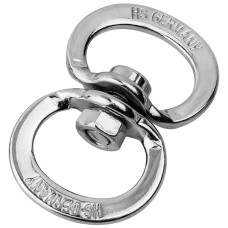 Sprenger Double Swivel СПРЕНГЕР ПОДВІЙНЕ ПОВОРОТНЕ КІЛЬЦЕ для нашийника собак, нікельована сталь , 16 мм см., Нікельована сталь см.
