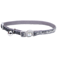 Coastal Fashion Safe Cat КОСТАЛ ФЕШН безпечний нашийник для котів, 1х30см , Срібло см., 1 х 20-30 см см.
