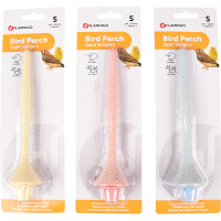 Flamingo Sand Perch Plastic ФЛАМИНГО ПЕСЧАНАЯ ЖЕРДОЧКА для птиц, 18(Д) х 0,8-1,2(Диам.) см, общ. длина 20 см см., S см., в ассортименте см.