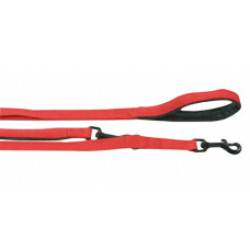 Flamingo Training Lead Soft Grip ФЛАМІНГО ПЕРЕСТІБКА з м’якою ручкою для собак , 2 м, 20 мм см., Червоно-чорний см.