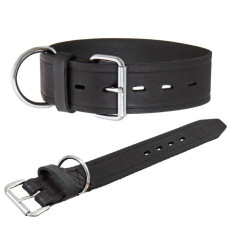 Flamingo Rondo Collar ФЛАМІНГО РОНДО широкий шкіряний нашийник для собак , 5Х55 см см.