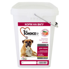 1st Choice Senior Sensitive Skin&Coat Lamb&Fish ФЕСТ ЧОЙС СЕНЬЙОР ЯГНЯ РИБА сухий суперпреміум корм для літніх або малоактивних собак , 5 кг., На вагу см.
