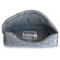 K&H Amazin’ Hooded лежак-будинок для котів , Сірий см.