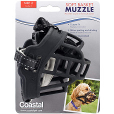 Coastal Soft Basket Muzzle КОСТАЛ СОФТ БАСКЕТ МАЗЛ силіконовий намордник для собак , розмір 2 см.