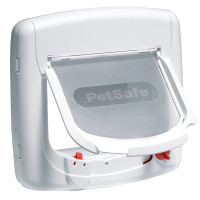 PetSafe Staywell ПЕТСЕЙФ СТЕЙВЕЛ ЕДВАНС дверцята для котів до 7кг, з магнітним ключем , Білий см., 400EF см.