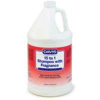 Davis 15 to 1 With Fragrance ДЭВИС 15:1 шампунь с ароматом для собак и кошек, концентрат, 3.8 л.