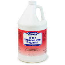 Davis 15 to 1 With Fragrance ДЕВІС 15:1 шампунь з ароматом для собак і котів, концентрат , 3.8 л.