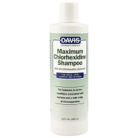 Davis Maximum Chlorhexidine Shampoo ДЭВИС МАКСИМУМ ХЛОРГЕКСИДИН шампунь с 4% хлоргексидином для собак и кошек с заболеваниями кожи и шерсти, 0.355 л.