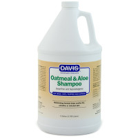 Davis Oatmeal &amp; Aloe Shampoo ДЭВИС ОВСЕНАЯ МУКА С АЛОЭ гипоаллергенный шампунь для собак и кошек, концентрат, 3.8 л.
