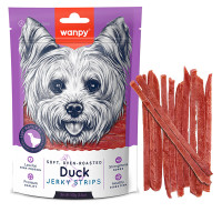 Wanpy Soft Duck Jerky Strips ВАНПІ ФІЛЕ КАЧКИ В’ЯЛЕНЕ СМУЖКИ ласощі для собак , 0.1 кг.