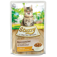 Stuzzy Cat Chicken ШТУЗІ КУРКА в соусі консерви для котів, вологий корм, пауч 85г , 0.085 кг.