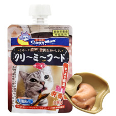 CattyMan Complete Creamy Food Salmon КЕТТІМЕН КРЕМ-ПЮРЕ З ЛОСОСЕМ рідкий корм для котів , 0.1 кг.