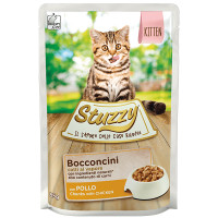 Stuzzy Chicken for Kitten ШТУЗІ ДЛЯ КОШЕНЯТ вологий корм з куркою в соусі для кошенят, консерви для котів, пауч 85г , 0.085 кг.