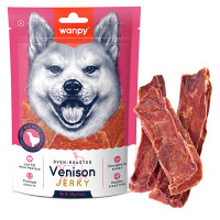 Wanpy Venison Jerky ВАНПІ В’ЯЛЕНА ОЛЕНИНА З КАЧКОЮ СЛАЙСИ лакомство для собак , 0.1 кг., Оленина кг.