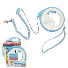 DoggyMan Retractable Lead Star ДОГГІМЕН СТАР повідець рулетка для собак до 10кг, трос 5м , Блакитний см., S, для собак до 10 кг см., трос 5 м см.