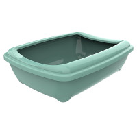Moderna Arist-O-Tray Medium МОДЕРНА АРІСТ-О-ТРЕЙ МЕДІУМ туалет з бортиком лоток для котів, 43х31х12см , Cвітло зелений см., 43(Д) х 31(Ш) х 12(В) см см.