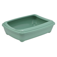 Moderna Arist-O-Tray Jumbo МОДЕРНА АРІСТ-О-ТРЕЙ ДЖУМБО туалет з бортиком лоток для котів, 57х43х16см , Cвітло зелений см., 57(Д) х 43(Ш) х 15,7(В) см см.