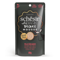 Schesir After Dark Chicken With Beef ШЕЗІР КУРКА З ЯЛОВИЧИНОЮ мус, натуральні консерви для котів, пауч 80г , 0.08 кг.