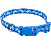 Coastal Pet Attire Styles КОСТАЛ СТАЙЛС ошейник для собак, 2.5х46-66см, Клеточка с косточкой см., 2,5х46-66см см.