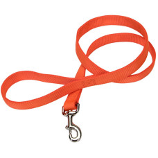 Coastal for Hunting Dogs Double-Ply Leash КОСТАЛ ДАБЛ-ПЛАЙ подвійний світловідбивний повідець для собак , Помаранчевий см., 2,5 смХ1,8 м см.